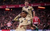 Lamine Yamal �ahane att�, Barcelona fark� a�t�!