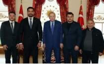 Cumhurba�kan� Erdo�an, Taha Akg�l'� kabul etti