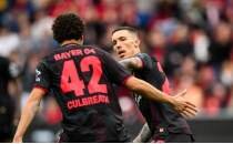 9 goll� ma�ta Leverkusen, geriden gelip kazand�