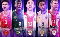 EuroLeague'de normal sezonun en iyi 5'i belli oldu