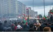 Diyarbak�r'da �ampiyonluk kutlamas�nda iki yaral�