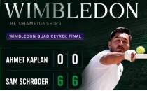 Ahmet Kaplan, Wimbledon'a ilk turda veda etti