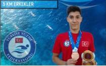 Milli y�z�c� �brahim Burhan, Arjantin'de bronz madalya kazand�