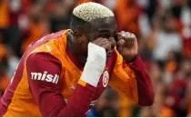 Osimhen'den Fenerbah�e'ye gol� sonras� 'a�lama' hareketi