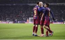 Barcelona, Katalan derbisinde 3 puan� son dakikalarda ald�!