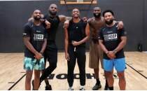 Jaylen Brown, LeBron ve Maxey ile yapt��� antrenman� konu�tu