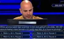 Kim Milyoner Olmak �ster'de 300 bin TL'lik Be�ikta� sorusu!