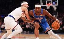 NBA'de Thunder, Knicks'i deplasmanda 103-100 ma�lup etti