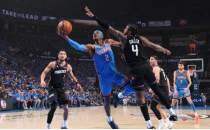 NBA play-off'lar�nda Thunder, Suns'� 35 say� farkla yenerek seride 1-0 �ne ge�ti