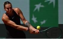 D�nya 1 numaras� Sabalenka, Fransa A��k'ta d�rd�nc� turda