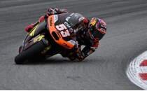 Milli motosiklet�i Deniz �nc�, Moto2 Hollanda yar���n� tamamlayamad�