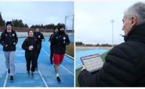 Milli badmintoncular�n kalpleri 'ak�ll� sens�r' ile kontrol ediliyor