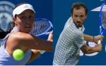 ABD A��k'ta Jessica Pegula ve Daniil Medvedev, ���nc� tura ��kt�