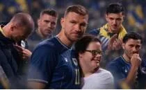 Dzeko'ya veda: G�zya�lar� sel oldu